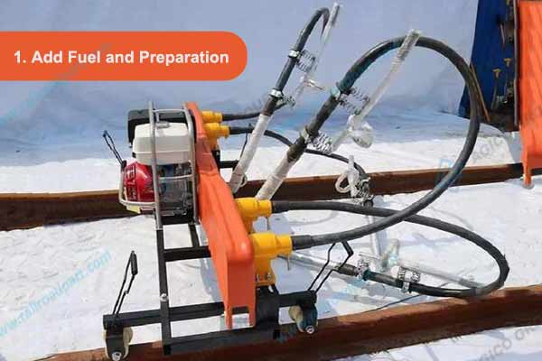 Add Fuel and Preparation-NRD-Ballast-Tamping-Machine