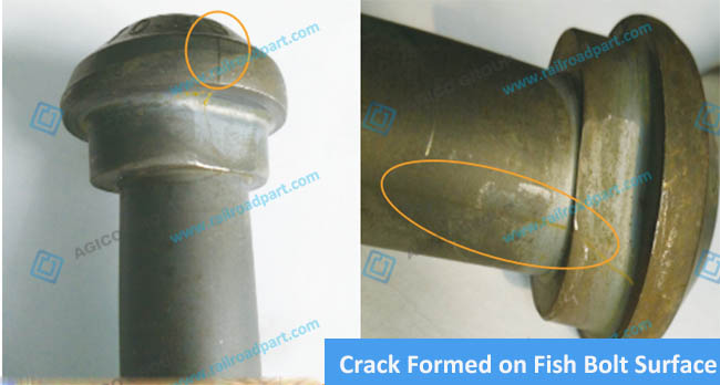 Crack on Fish Bolt Surface