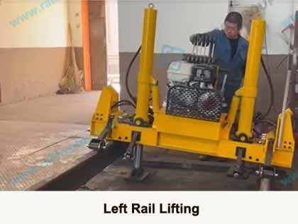 Left Rail Track Lifting