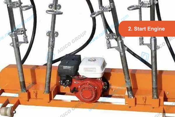 Start-Engine-NRD-Ballast-Tamping-Machine