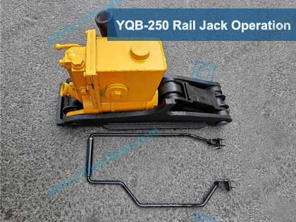 YQB-250 Rail Track Jack Operation