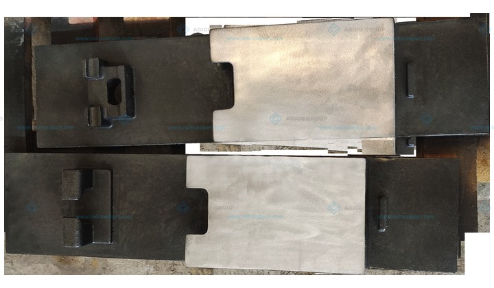 Cast slide-baseplate examples with machined sliding surfaces