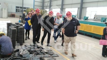 Customer Visiting Tie Plate Production Center
