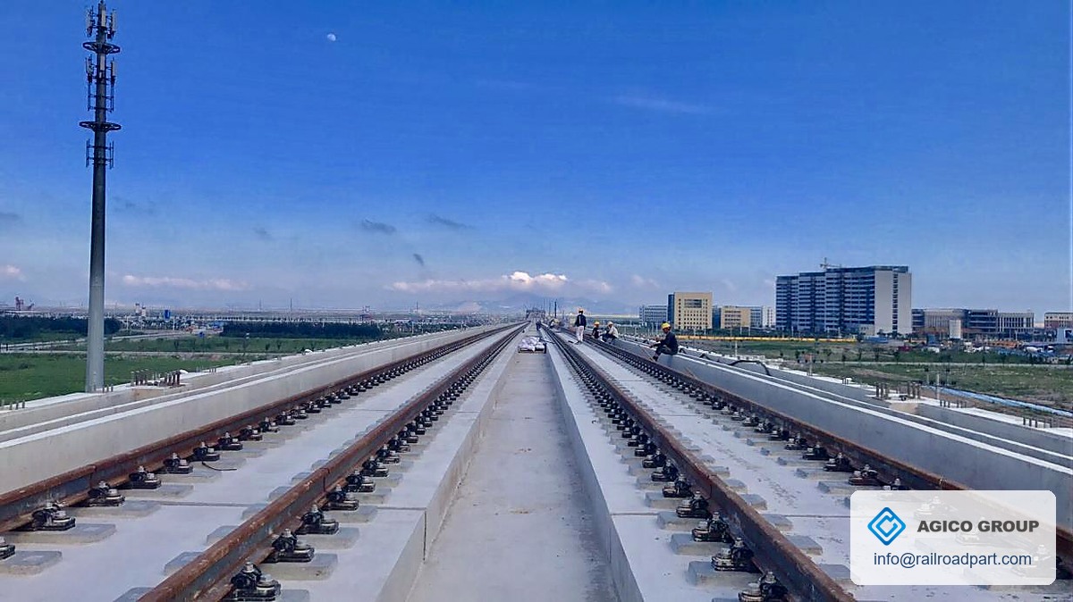 GFU composite sleeper bridge track application
