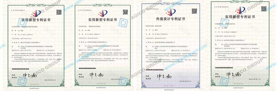 Patents and Certificates of Hydraulic Track Jacks